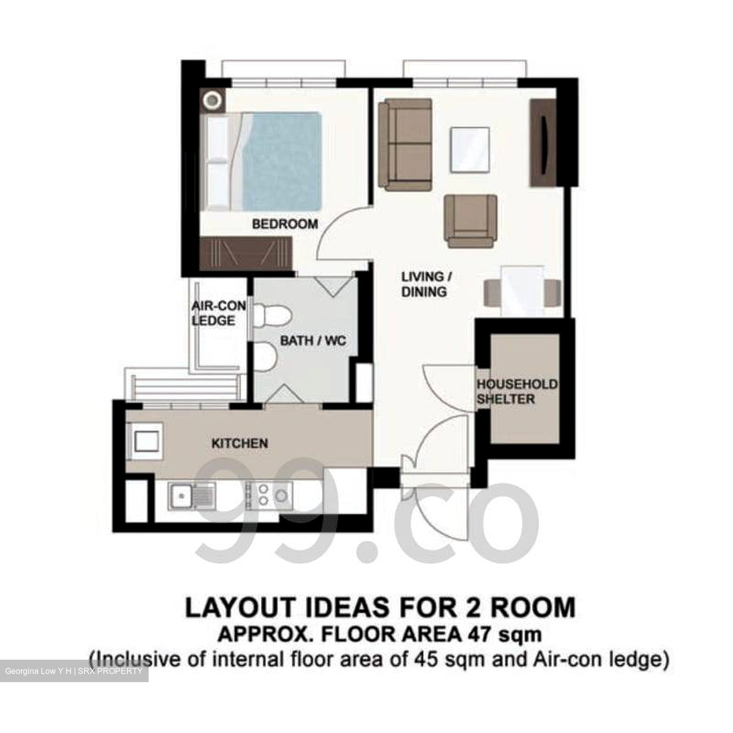 Blk 560A Spring Haven @ Jurong (Jurong West), HDB 2 Rooms #533464191